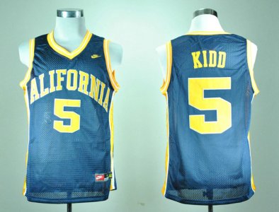 Maillot De Basket NCAA Nike California Oren Bears Jason Kidd 5 College Basketball Marine